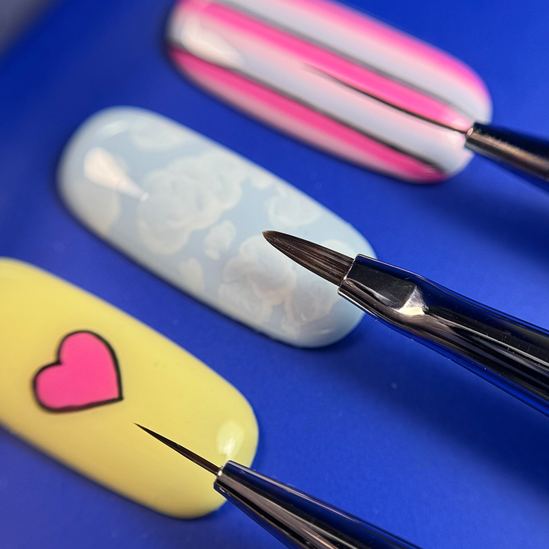 Pędzelki do Zdobień i Detali | Nail Art Liners & Brushes – Kolekcja Awokado