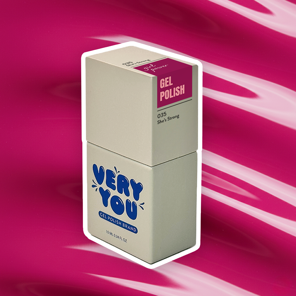 Gel Polish She’s Strong 035 | Fuchsia Pink