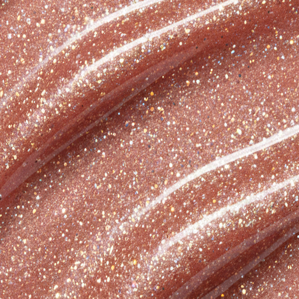 Gel Polish She’s Brave 033 | Peach Glitter