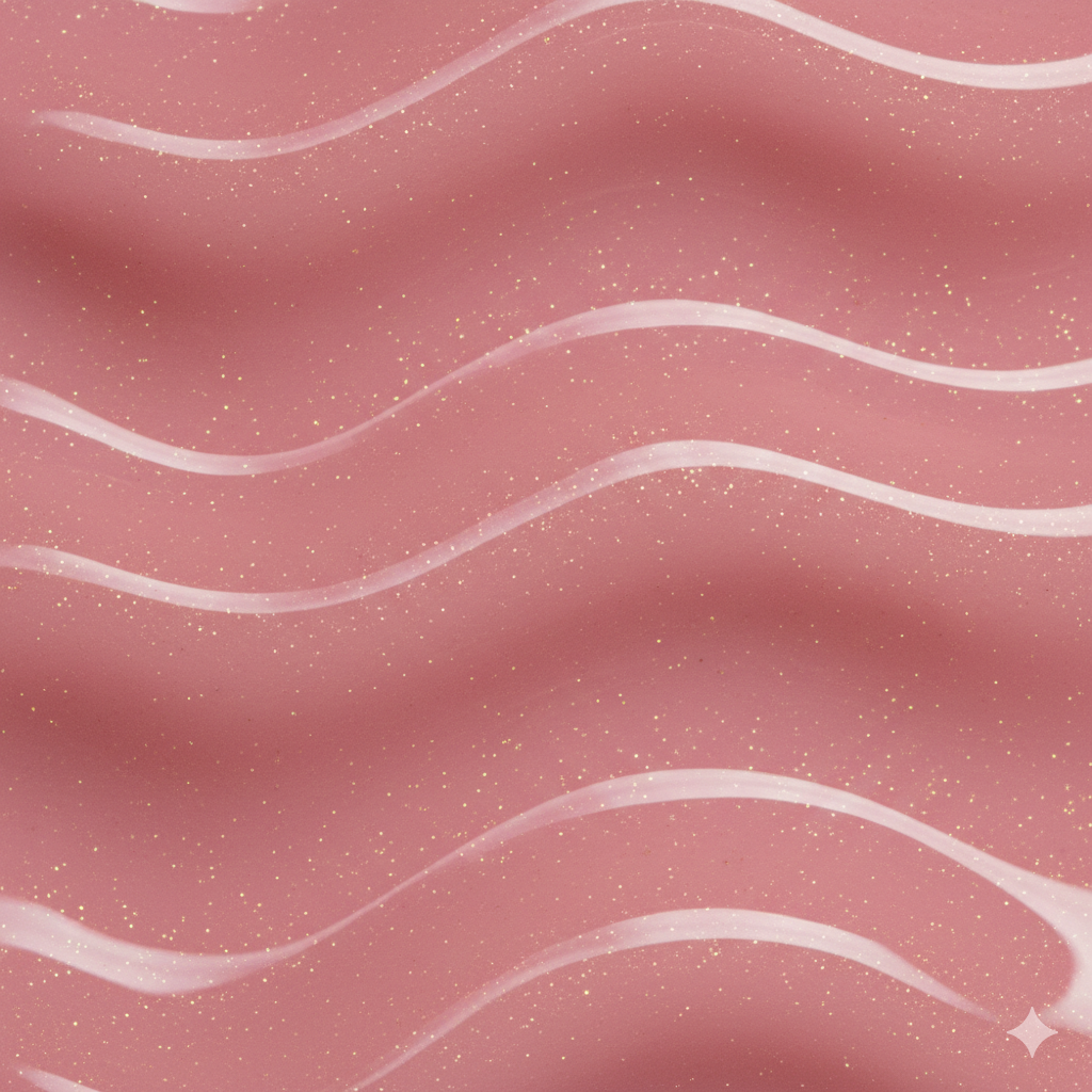 Gel Polish She’s Beautiful 036 | Powder Pink with Gold Shimmer