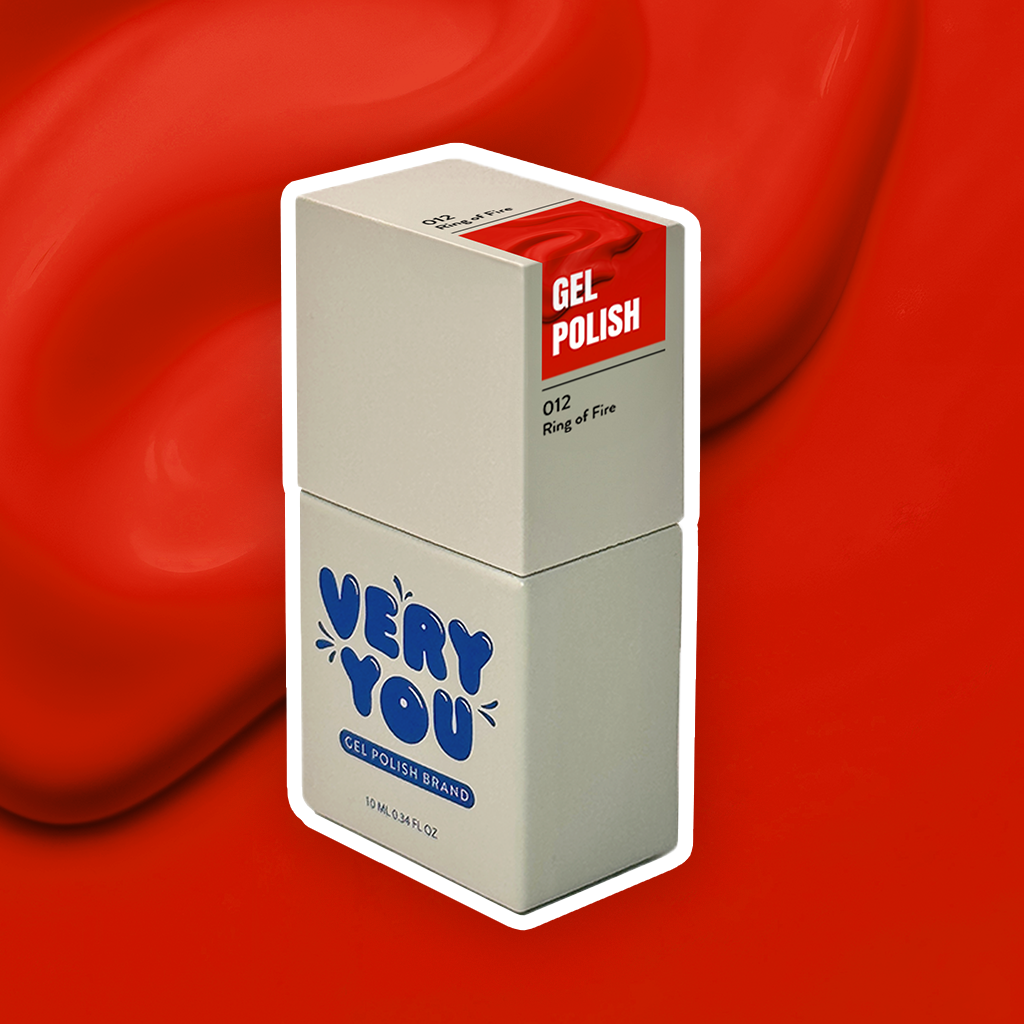 Lakier-Hybrydowy-Gel-Polish-Ring-of-fire-czerwony-red-VeryYou
